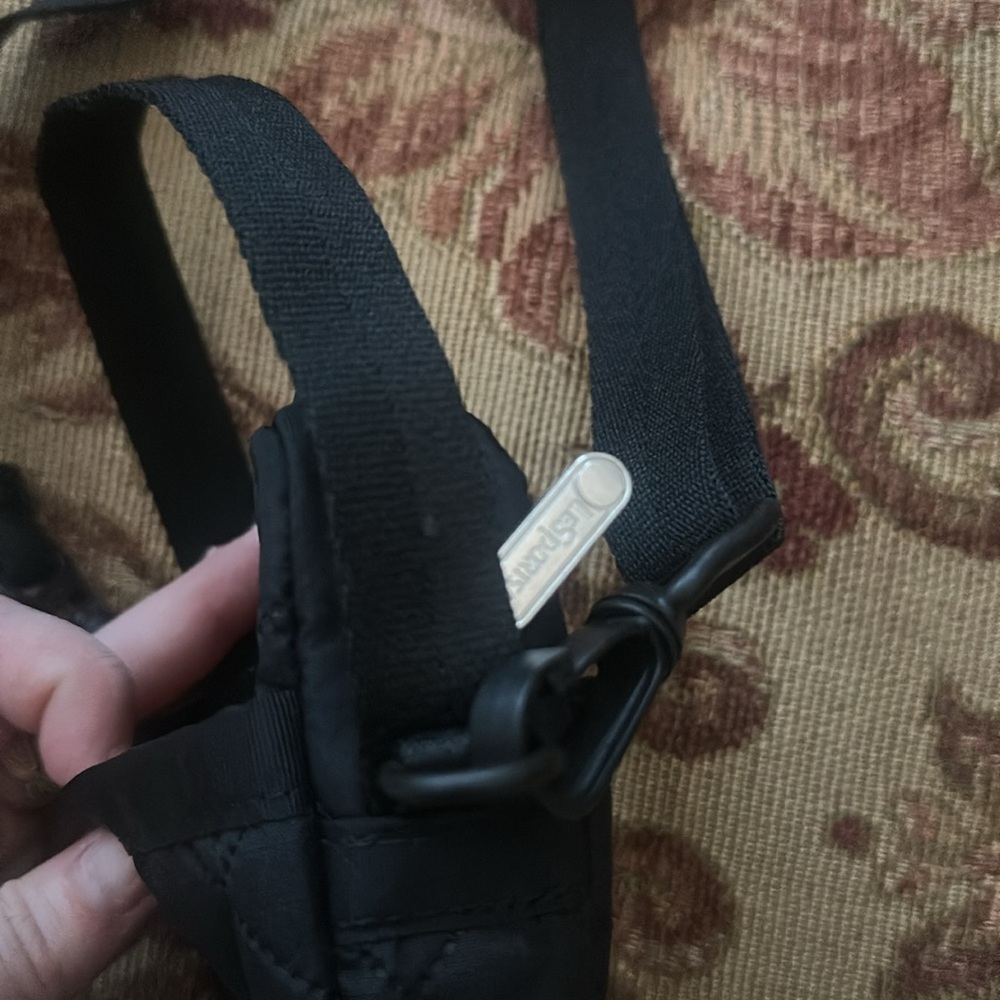 Lesportsac Black Quilted Mini Crossbody Bag - Picture 4 of 5